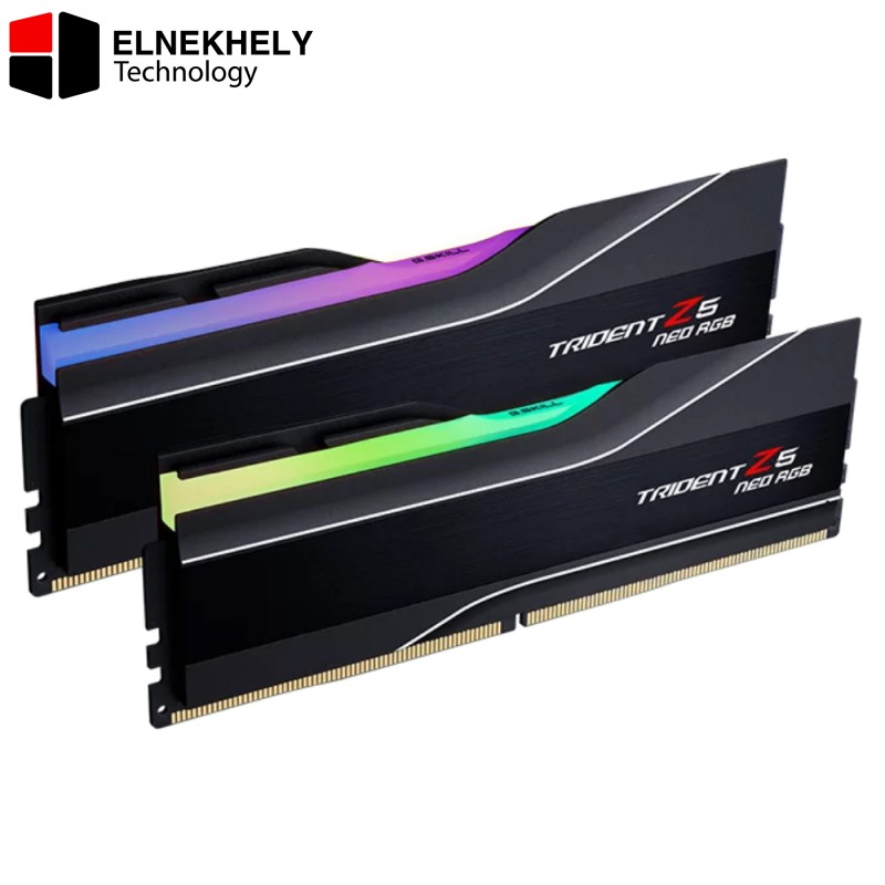 G.SKILL Trident Z5 Neo RGB DDR5 32GB (2x16GB) 7200MT/s CL34 RAM – AMD EXPO, 1.40V, UDIMM, Matte Black, Desktop Memory Kit (F5-7200J3445G16GX2-TZ5NR) G.SKILL Trident Z5 Neo RGB DDR5 32GB (2x16GB) 7200MT/s CL34 RAM – AMD EXPO, 1.40V, UDIMM, Matte Black, Desktop Memory Kit (F5-7200J3445G16GX2-TZ5NR)