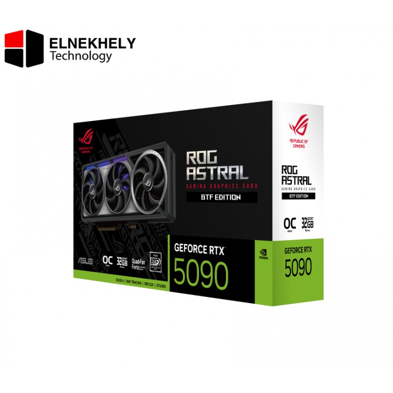ASUS ROG Astral RTX 5090 O32G BTF OC Edition NVIDIA GeForce RTX 5090 32GB GDDR7 PCIe 5.0 Gaming Graphics Card ASUS ROG Astral RTX 5090 O32G BTF OC Edition NVIDIA GeForce RTX 5090 32GB GDDR7 PCIe 5.0 Gaming Graphics Card