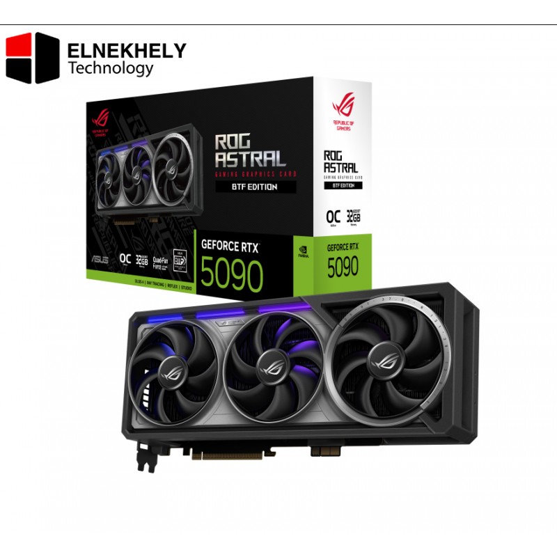 ASUS ROG Astral RTX 5090 O32G BTF OC Edition NVIDIA GeForce RTX 5090 32GB GDDR7 PCIe 5.0 Gaming Graphics Card ASUS ROG Astral RTX 5090 O32G BTF OC Edition NVIDIA GeForce RTX 5090 32GB GDDR7 PCIe 5.0 Gaming Graphics Card
