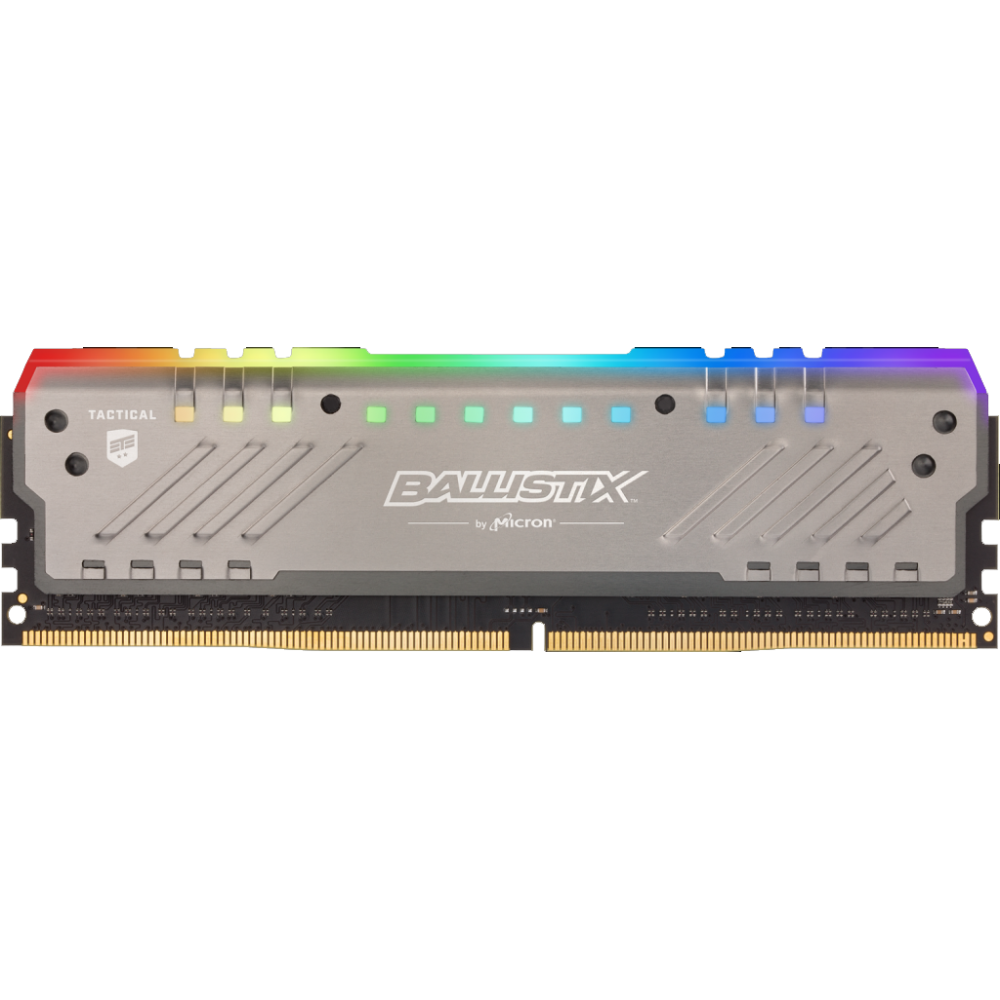 Ballistix White RGB DDR4 16 Go (2 x 8 Go) 3200 MHz CL16 - Mémoire