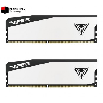 Patriot Viper Elite 5 DDR5 32GB (2x16GB) 6400MT/s CL32 Desktop Gaming Memory Kit – White, Intel XMP Compatible, 1.35V UDIMM High-Performance RAM - VEB532G6432KW Patriot Viper Elite 5 DDR5 32GB (2x16GB) 6400MT/s CL32 Desktop Gaming Memory Kit – White, Intel XMP Compatible, 1.35V UDIMM High-Performance RAM - VEB532G6432KW