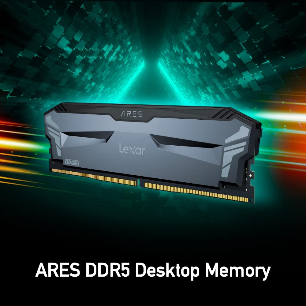 LEXAR 32GB (2x16GB) DDR5 5200MHz CL38 Memory Kit BLACK