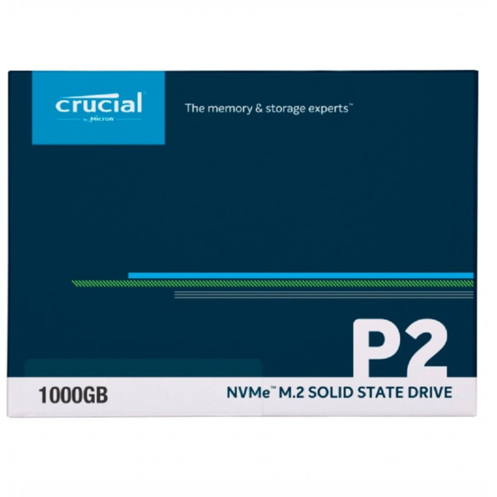 Crucial P2 1T 3D NAND NVMe M.2 SSD Up to 2100 MB/s - CT500P1SSD8