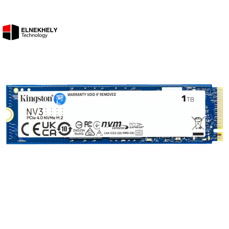 Kingston NV3 1TB PCIe 4.0 NVMe M.2 2280 SSD – Up to 6000MB/s Read, 4000MB/s Write (SNV3S/1000G) Kingston NV3 1TB PCIe 4.0 NVMe M.2 2280 SSD – Up to 6000MB/s Read, 4000MB/s Write (SNV3S/1000G)
