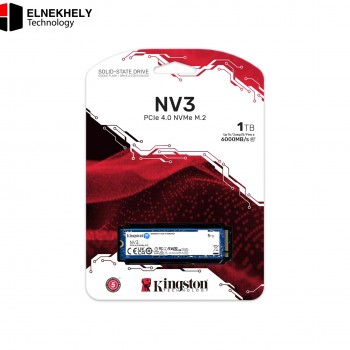 Kingston NV3 1TB PCIe 4.0 NVMe M.2 2280 SSD – Up to 6000MB/s Read, 4000MB/s Write (SNV3S/1000G)