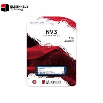 Kingston NV3 1TB PCIe 4.0 NVMe M.2 2280 SSD – Up to 6000MB/s Read, 4000MB/s Write (SNV3S/1000G)