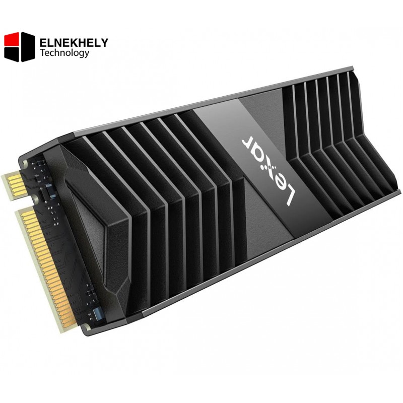 Lexar NM800 PRO 512GB Gen4 NVMe M.2 SSD with Heatsink – Up to 7450MB/s Read, 7500MB/s Write, PCIe 4.0 Internal Drive for PS5, Gaming PCs & Creators – LNM800P512G-RN8NG