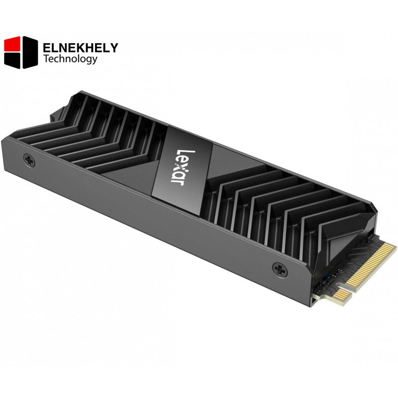 Lexar NM800 PRO 512GB Gen4 NVMe M.2 SSD with Heatsink – Up to 7450MB/s Read, 7500MB/s Write, PCIe 4.0 Internal Drive for PS5, Gaming PCs & Creators – LNM800P512G-RN8NG