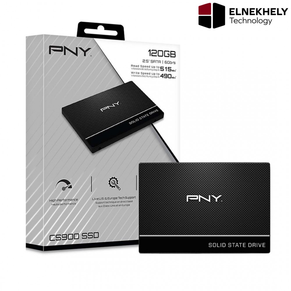 Disque Dur Interne PNY CS900 120Go SSD 2.5 (SSD7CS900-120-PB)