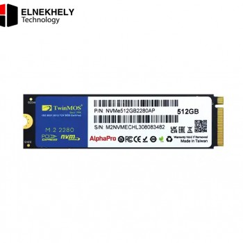 TwinMOS AlphaPro 512GB NVMe M.2 2280 PCIe Gen3 SSD – High-Speed TLC 3D NAND Internal Solid State Drive, 1000TB Endurance, Up to 900GB/Day, Black TwinMOS AlphaPro 512GB NVMe M.2 2280 PCIe Gen3 SSD – High-Speed TLC 3D NAND Internal Solid State Drive, 1000TB Endurance, Up to 900GB/Day, Black