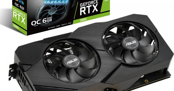 ASUS GeForce RTX 2060 DUAL EVO OC edition 6GB GDDR6 Graphics