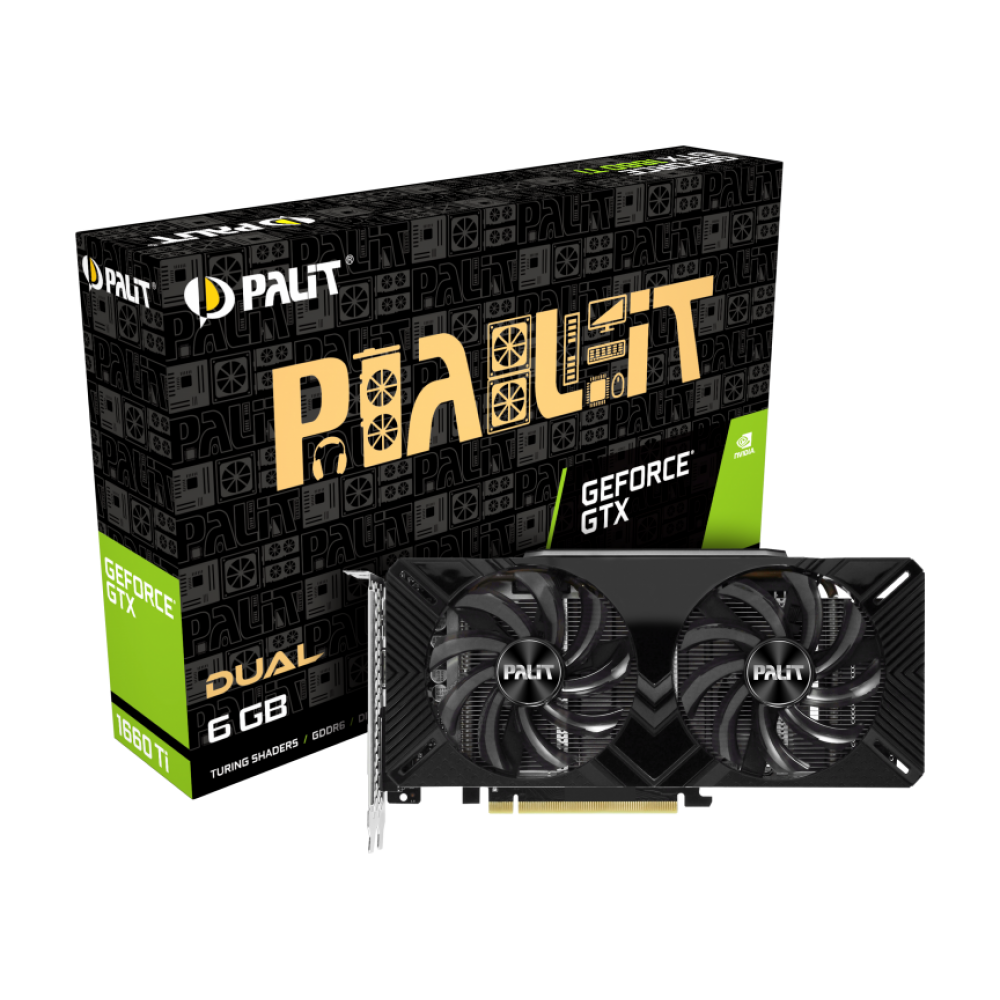 PALIT GEFORCE GTX 1660 TI GAMING PRO OC - NE6166TI18J9-1160A-1