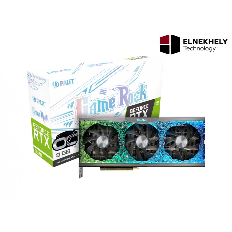 PALIT GeForce RTX 3070 GAMEROCK 8GB GDDR6 - NE63070H19P2-1040G