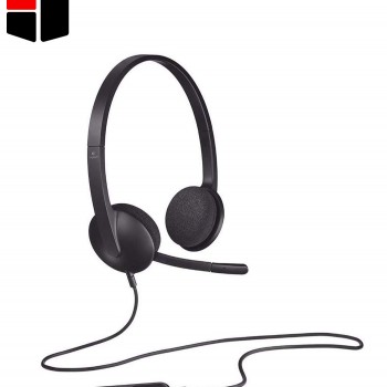 Logitech H340 USB Stereo Computer Headset Noise Cancellation For PC And Mac Logitech H340 USB Stereo Computer Headset Noise Cancellation For PC And Mac