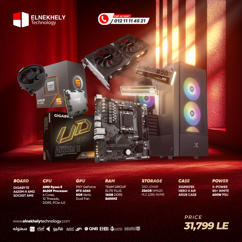 PC Gaming 8400F + RTX 4060 8GB PC Gaming 8400F + RTX 4060 8GB