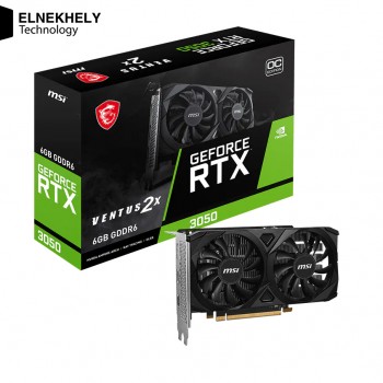 MSI GeForce RTX 3050 VENTUS 2X 6G OC Graphics Card