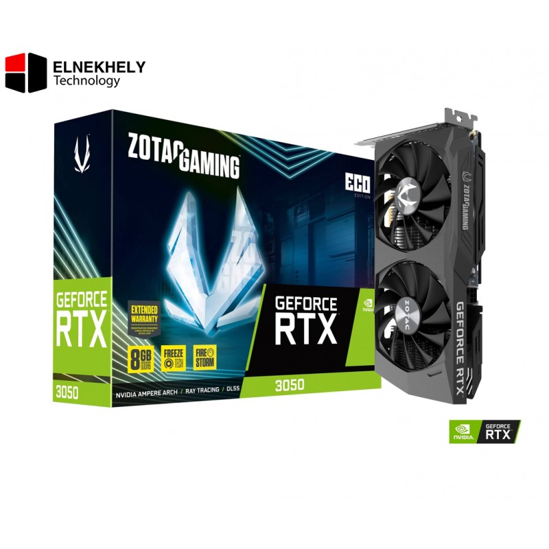 ZOTAC GAMING GeForce RTX 3050 ECO 8GB GDDR6 Graphics Card