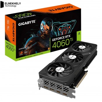 Gigabyte GeForce RTX 4060 Ti Gaming OC 8G Graphics Card, 3X WINDFORCE Fans, 8GB 128-bit GDDR6, GV-N406TGAMING OC-8GD Video Card