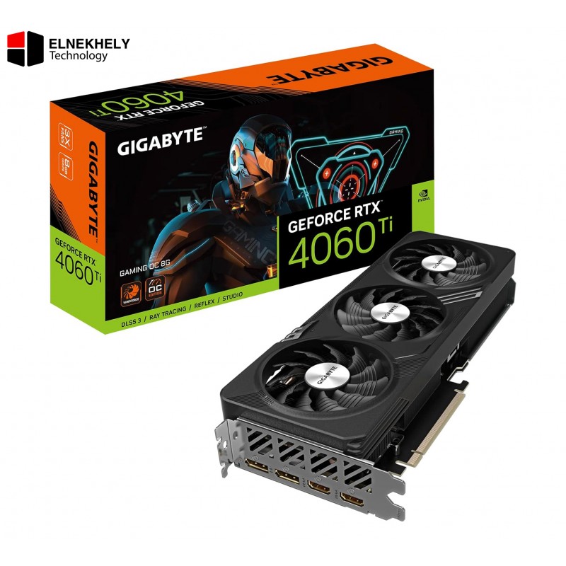 Gigabyte GeForce RTX 4060 Ti Gaming OC 8G Graphics Card, 3X WINDFORCE Fans, 8GB 128-bit GDDR6, GV-N406TGAMING OC-8GD Video Card Gigabyte GeForce RTX 4060 Ti Gaming OC 8G Graphics Card, 3X WINDFORCE Fans, 8GB 128-bit GDDR6, GV-N406TGAMING OC-8GD Video Card
