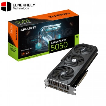 Gigabyte GeForce RTX 5050 Gaming OC 8GB GDDR6 Graphics Card – Factory Overclocked, WINDFORCE Cooling, Ray Tracing & DLSS Support, PCIe 4.0, High-Performance GPU