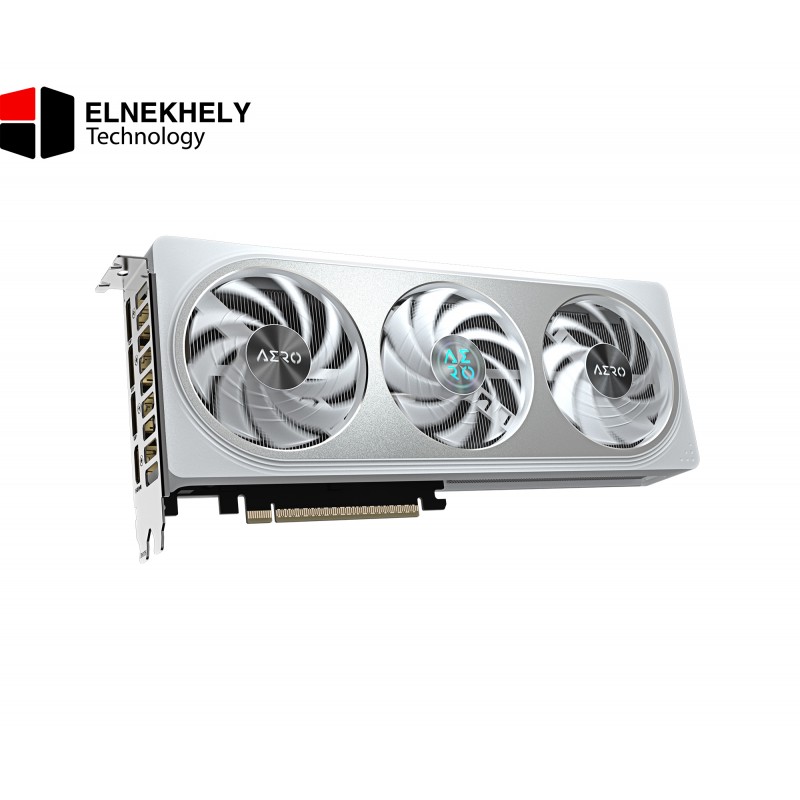 GIGABYTE GeForce RTX 5060 AERO OC 8G Graphics Card – 8GB GDDR7, DLSS 3.5, Ray Tracing, PCIe 5.0, Dual Fan Cooling, HDMI 2.1a & DisplayPort 2.1