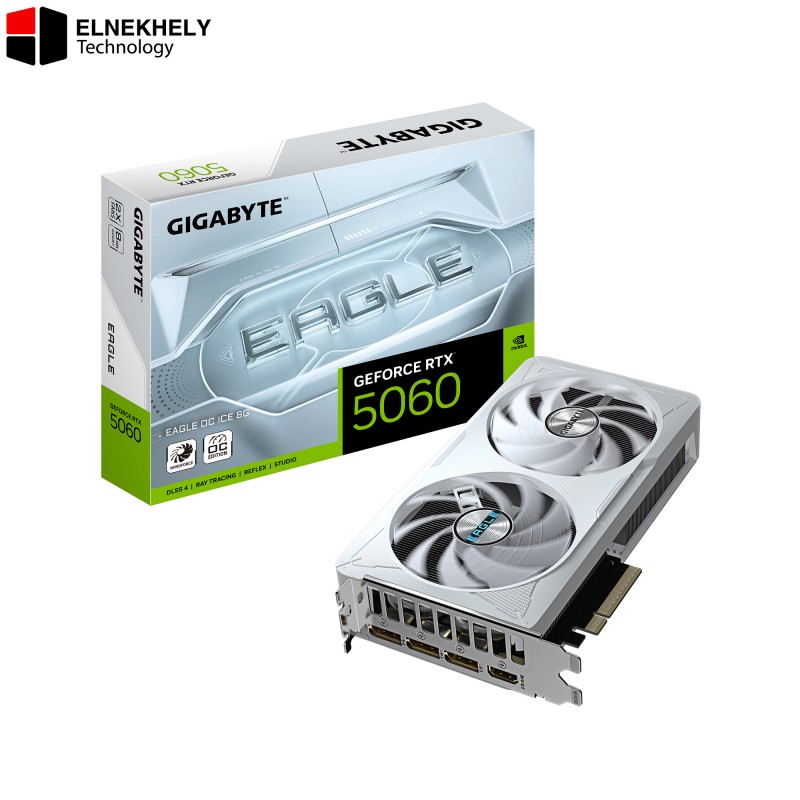 Gigabyte GeForce RTX™ 5060 EAGLE OC ICE 8G Graphics Card Gigabyte GeForce RTX™ 5060 EAGLE OC ICE 8G Graphics Card