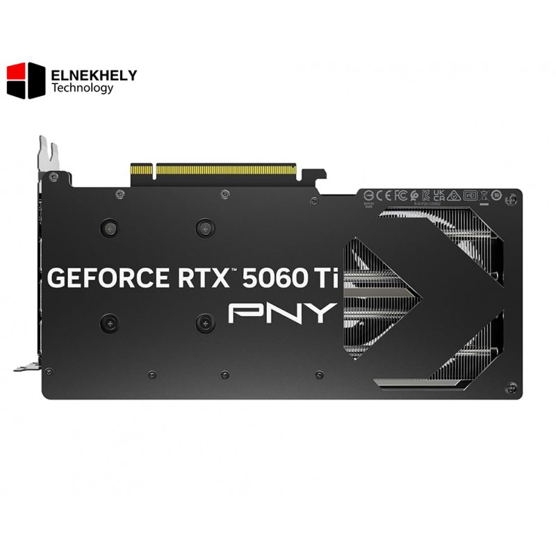 PNY GeForce RTX 5060 Ti 16GB Dual Fan Gaming Graphics Card – GDDR7 Memory, PCIe 5.0 Interface, NVIDIA DLSS 4, Advanced Cooling Design