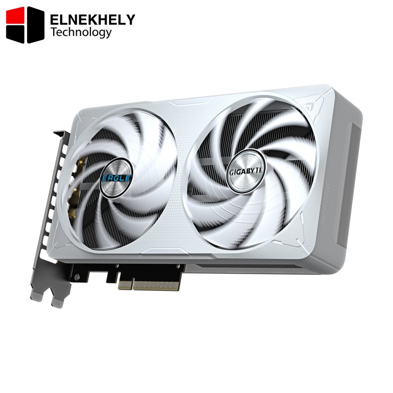 Gigabyte GeForce RTX 5060 Ti EAGLE OC ICE 8GB Graphics Card – GV-N506TEAGLEOC ICE-8GD, 8GB GDDR7 128-bit, 28Gbps, PCIe 5.0, Dual Fan Cooling