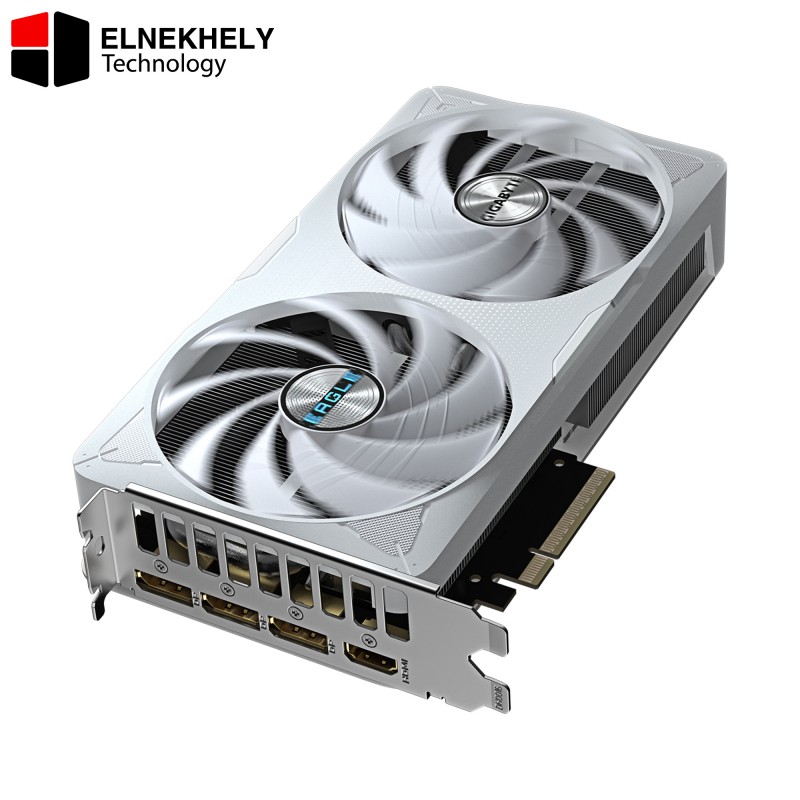 Gigabyte GeForce RTX 5060 Ti EAGLE OC ICE 8GB Graphics Card – GV-N506TEAGLEOC ICE-8GD, 8GB GDDR7 128-bit, 28Gbps, PCIe 5.0, Dual Fan Cooling