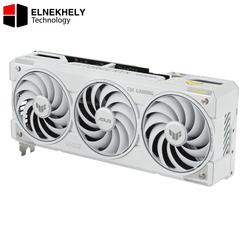ASUS TUF Gaming RTX 5070 Ti White OC Edition 16 GB GDDR7 Graphics Card – CUDA 8960, 2610 MHz OC, PCIe 5.0, DLSS 4, 3×Axial Fans, DisplayPort 2.1 & HDMI 2.1, Detachable GC‑HPWR Connector ASUS TUF Gaming RTX 5070 Ti White OC Edition 16 GB GDDR7 Graphics Card – CUDA 8960, 2610 MHz OC, PCIe 5.0, DLSS 4, 3×Axial Fans, DisplayPort 2.1 & HDMI 2.1, Detachable GC‑HPWR Connector