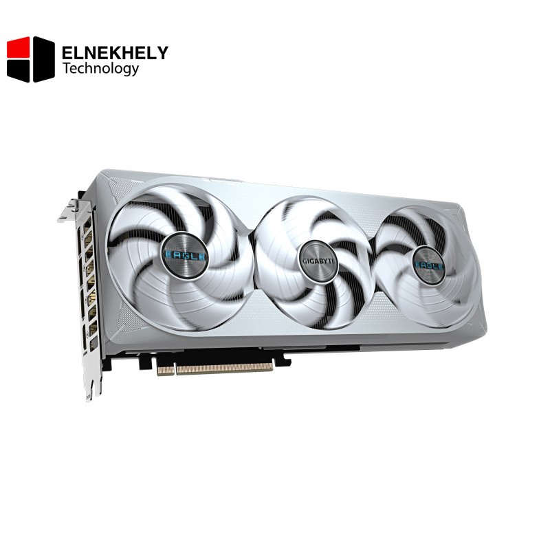 GIGABYTE GeForce RTX 5070 Ti EAGLE OC ICE SFF 16GB GDDR7 Graphics Card – Compact SFF Design, PCIe 5.0, Advanced Cooling, High-Performance GPU – GV-N507TEAGLEOC ICE-16GD