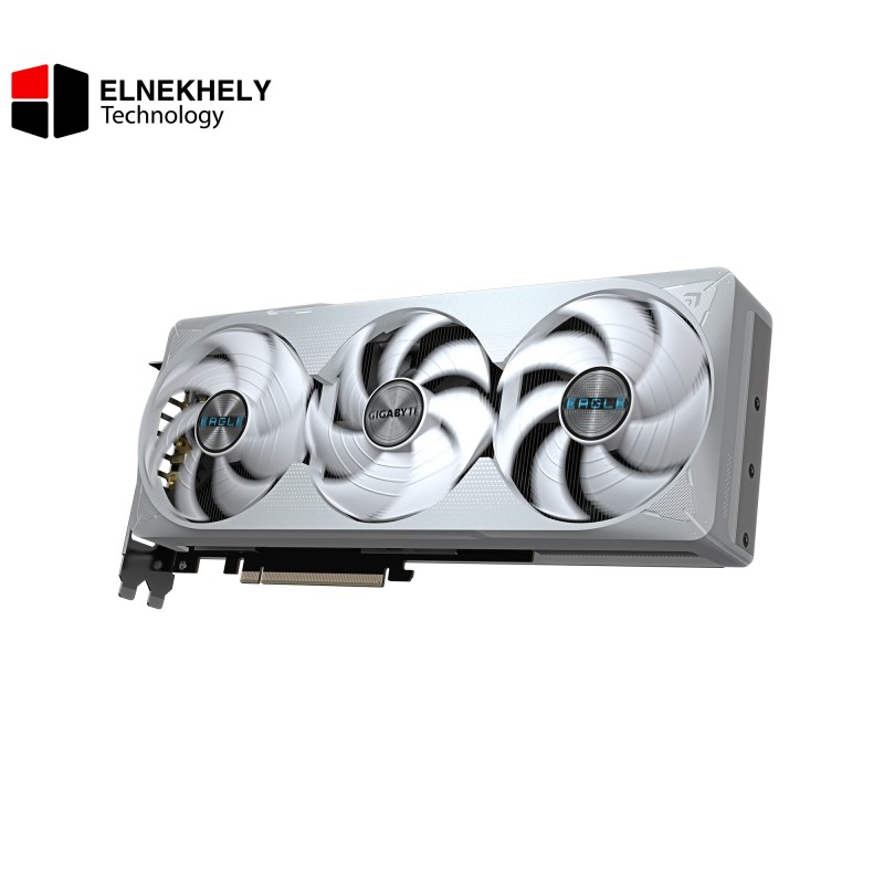 GIGABYTE GeForce RTX 5070 Ti EAGLE OC ICE SFF 16GB GDDR7 Graphics Card – Compact SFF Design, PCIe 5.0, Advanced Cooling, High-Performance GPU – GV-N507TEAGLEOC ICE-16GD