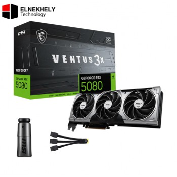 MSI GeForce RTX 5080 16G VENTUS 3X OC PLUS Graphics Card
