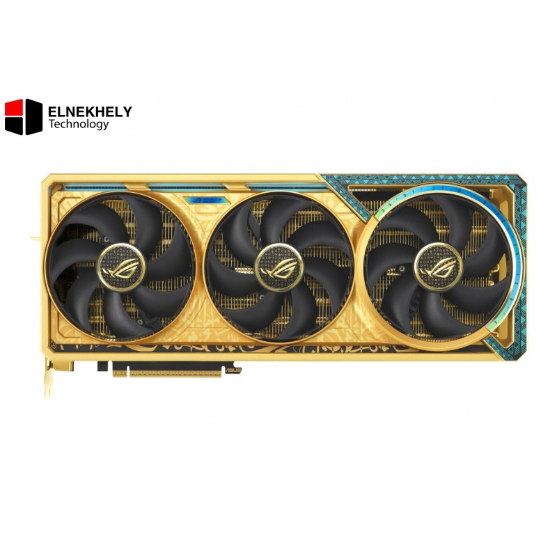 ROG Astral GeForce RTX 5080 Dhahab CORE OC Edition 16GB GDDR7, PCIe 5.0, 10752 CUDA Cores, 2790 MHz Boost, HDMI 2.1b, DisplayPort 2.1b, ARGB, 3.8-Slot ROG Astral GeForce RTX 5080 Dhahab CORE OC Edition 16GB GDDR7, PCIe 5.0, 10752 CUDA Cores, 2790 MHz Boost, HDMI 2.1b, DisplayPort 2.1b, ARGB, 3.8-Slot