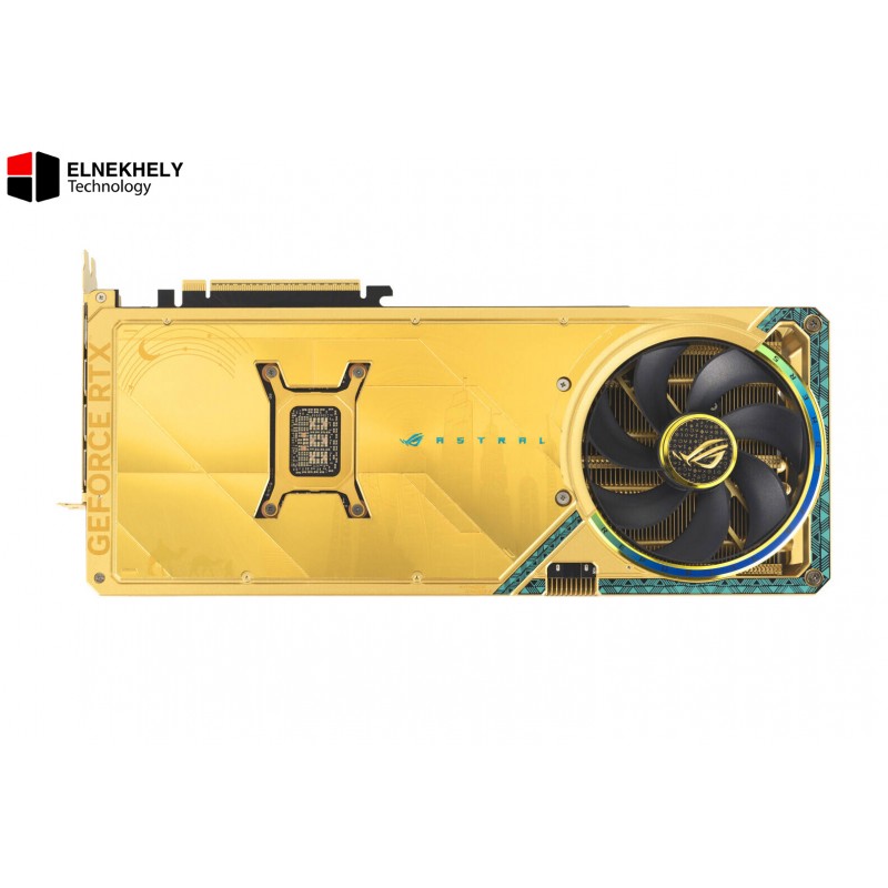 ROG Astral GeForce RTX 5080 Dhahab CORE OC Edition 16GB GDDR7, PCIe 5.0, 10752 CUDA Cores, 2790 MHz Boost, HDMI 2.1b, DisplayPort 2.1b, ARGB, 3.8-Slot ROG Astral GeForce RTX 5080 Dhahab CORE OC Edition 16GB GDDR7, PCIe 5.0, 10752 CUDA Cores, 2790 MHz Boost, HDMI 2.1b, DisplayPort 2.1b, ARGB, 3.8-Slot
