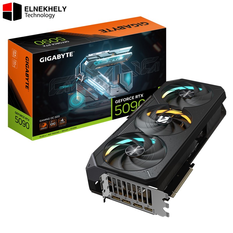 GIGABYTE GeForce RTX 5090 Gaming OC 32G Graphics Card, WINDFORCE Cooling System, 32GB 512-bit GDDR7 GIGABYTE GeForce RTX 5090 Gaming OC 32G Graphics Card, WINDFORCE Cooling System, 32GB 512-bit GDDR7