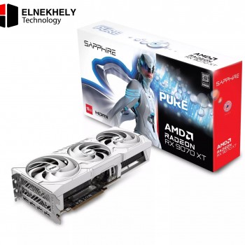 SAPPHIRE PURE AMD Radeon™ RX 9070 XT GPU – 16GB GDDR6, 20 Gbps, Boost Clock Up to 3010 MHz, 4096 Stream Processors, AMD RDNA™ 4 Architecture, and 64 Ray Accelerators for Unmatched Gaming Performance