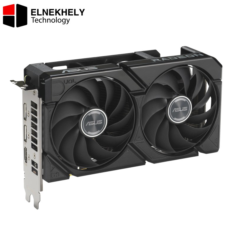 ASUS Dual Radeon RX 9060 XT 8GB GDDR6 Graphics Card – PCIe 5.0, 8K, Dual Fan, HDMI 2.1, DisplayPort 2.1