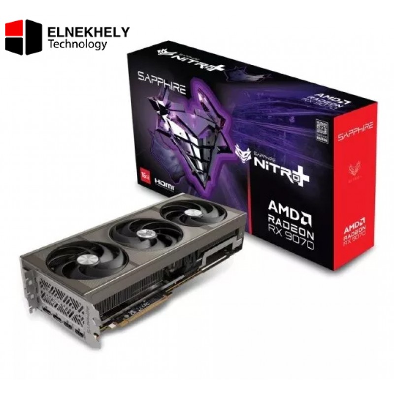 Sapphire AMD Radeon RX 9070 NITRO+ 16 G Graphics Card, GDDR6, 256 bit Sapphire AMD Radeon RX 9070 NITRO+ 16 G Graphics Card, GDDR6, 256 bit