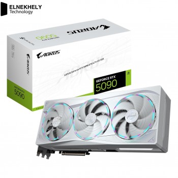 Gigabyte Aorus GeForce RTX 5090 Stealth Ice 32GB GDDR7 White Graphics Card