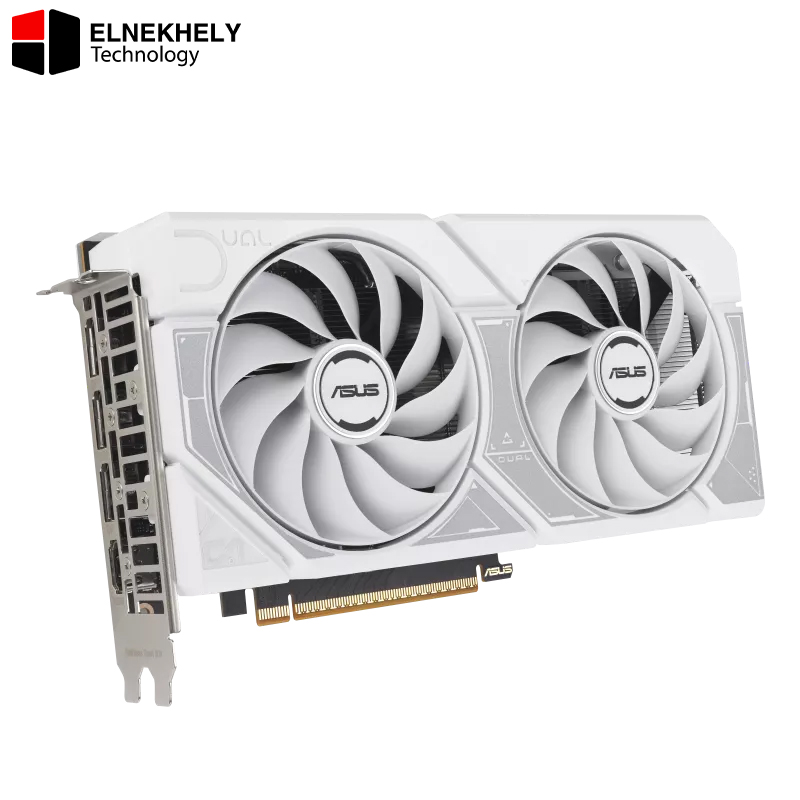 ASUS Dual GeForce RTX 5060 White OC Edition 8GB GDDR7 Graphics Card