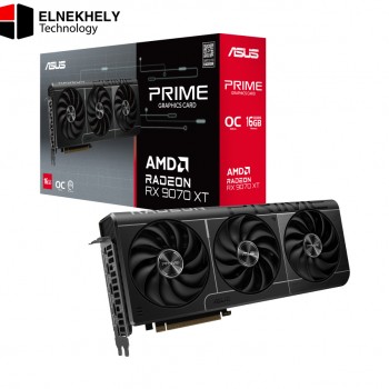 ASUS PRIME Radeon RX 9070 XT 16GB 256-Bit GDDR6 PCI Express 5.0 RDNA 4 Graphics Card PRIME-RX9070XT-O16G