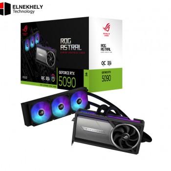 Asus ROG Astral LC GeForce RTX 5090 32GB GDDR7 OC Edition Graphics Card – Liquid Cooled, PCIe 5.0, 3352 TOPs AI Performance