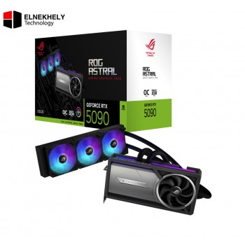 Asus ROG Astral LC GeForce RTX 5090 32GB GDDR7 OC Edition Graphics Card – Liquid Cooled, PCIe 5.0, 3352 TOPs AI Performance
