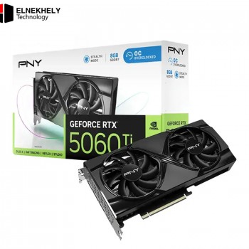 PNY GeForce RTX 5060 Ti 8GB GDDR7 Overclocked Dual Fan Graphics Card