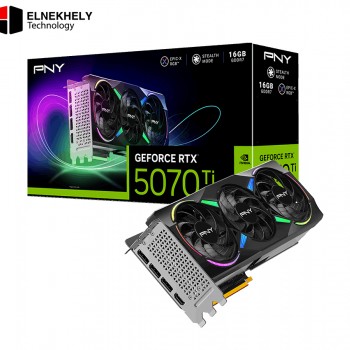 PNY GeForce RTX 5070 Ti ARGB Triple Fan 16GB GDDR7 Graphics Card