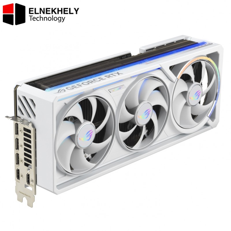 ASUS ROG Astral GeForce RTX 5080 WHITE OC Edition – 16GB GDDR7, PCIe 5.0, Ray Tracing, DLSS 4, Triple Axial-Tech Fans, Metal Backplate, Overclocked, ARGB Lighting