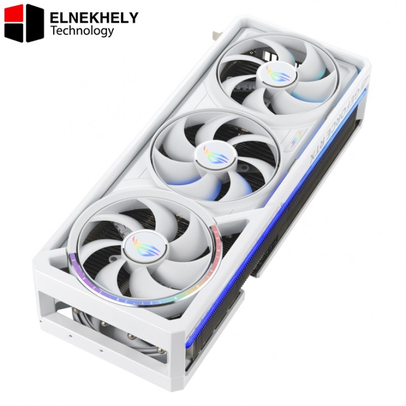 ASUS ROG Astral GeForce RTX 5080 WHITE OC Edition – 16GB GDDR7, PCIe 5.0, Ray Tracing, DLSS 4, Triple Axial-Tech Fans, Metal Backplate, Overclocked, ARGB Lighting