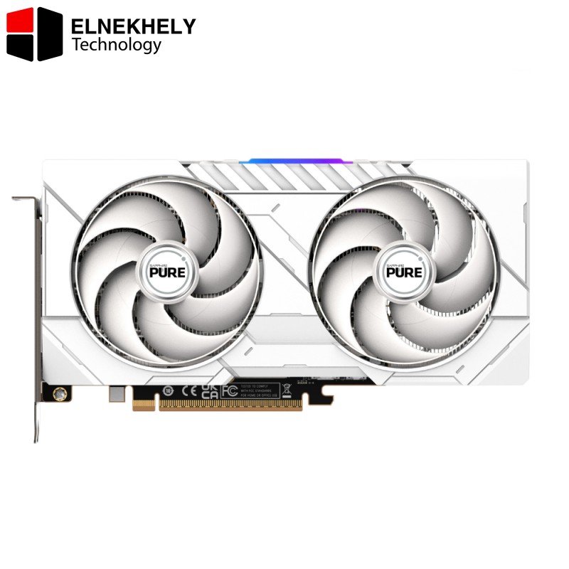 Sapphire PURE RX 9060 XT 16GB GDDR6 GPU – RDNA 4, 3290MHz Boost, 2700MHz Game, 2048 SP, 128-bit, 20Gbps, PCIe 5.0, HDMI 2.1, DP 2.1a, ARGB Dual-X Cooling, Backplate, 170W, Fuse Protected Sapphire PURE RX 9060 XT 16GB GDDR6 GPU – RDNA 4, 3290MHz Boost, 2700MHz Game, 2048 SP, 128-bit, 20Gbps, PCIe 5.0, HDMI 2.1, DP 2.1a, ARGB Dual-X Cooling, Backplate, 170W, Fuse Protected