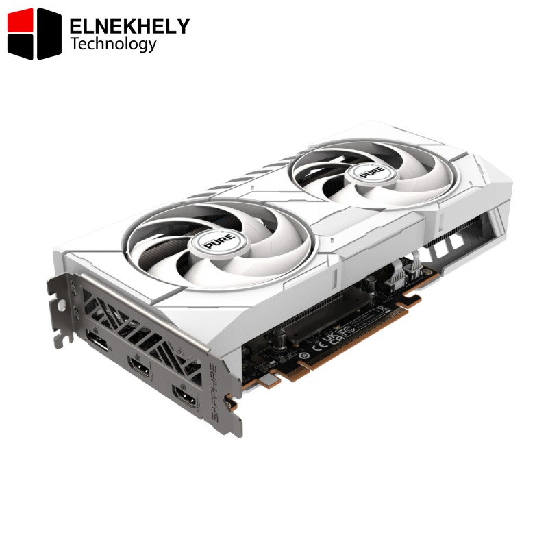 Sapphire PURE RX 9060 XT 16GB GDDR6 GPU – RDNA 4, 3290MHz Boost, 2700MHz Game, 2048 SP, 128-bit, 20Gbps, PCIe 5.0, HDMI 2.1, DP 2.1a, ARGB Dual-X Cooling, Backplate, 170W, Fuse Protected Sapphire PURE RX 9060 XT 16GB GDDR6 GPU – RDNA 4, 3290MHz Boost, 2700MHz Game, 2048 SP, 128-bit, 20Gbps, PCIe 5.0, HDMI 2.1, DP 2.1a, ARGB Dual-X Cooling, Backplate, 170W, Fuse Protected